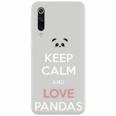 Husa silicon pentru Xiaomi Mi 9, Panda Phone foto