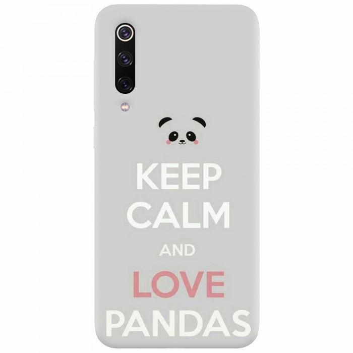 Husa silicon pentru Xiaomi Mi 9, Panda Phone