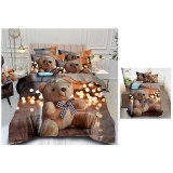 Cumpara ieftin Lenjerie de pat din Bumbac finet cu imprimeu 3D INN1023