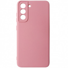 Husa tip capac spate silicon TPU Matte roz pentru Samsung Galaxy S21 FE