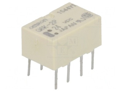 Releu Electromagnetic DPDT 24VDC 1A foto