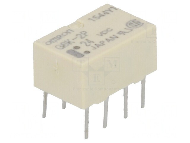 Releu Electromagnetic DPDT 24VDC 1A