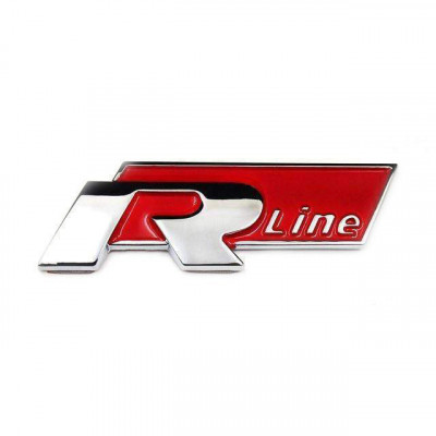 Emblema R Line spate Volkswagen foto