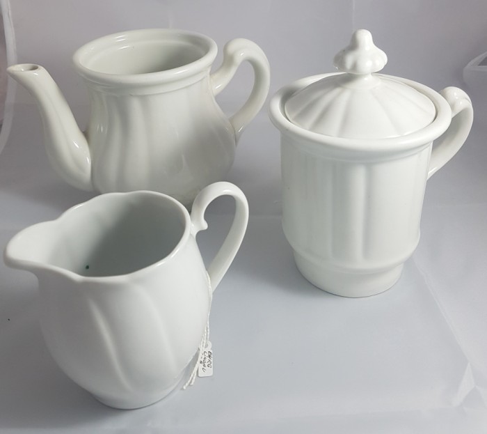 Superb set vintage pentru ceai - ceramica Majolica Schlagenwald