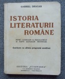 Gabriel Drăgan - Istoria literaturii rom&acirc;ne pentru candidații la bacalaureat...
