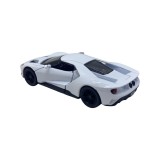 Macheta Metal Ford GT 2017, Scara 1/38, Kinsmart, Alb, Vrac - Model Colectie Auto cu Usi Mobile si Resort