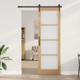 vidaXL ușa interioară cu sticlă &#039;ORKDAL&#039;78x232x4 cm din lemn masiv de pin