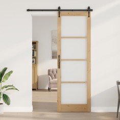 vidaXL ușa interioară cu sticlă &#039;ORKDAL&#039;78x232x4 cm din lemn masiv de pin