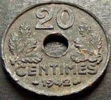 Cumpara ieftin Moneda istorica 20 CENTIMES - FRANTA, anul 1942 *cod 5035