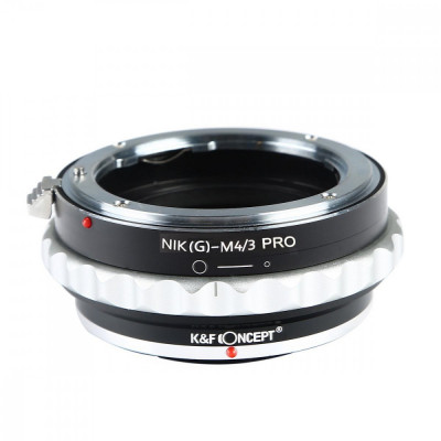 Adaptor montura K&amp;amp;F Concept Nikon(G)-M4/3 PRO de la Nikon G-Micro 4/3 (MFT) KF06.404 foto