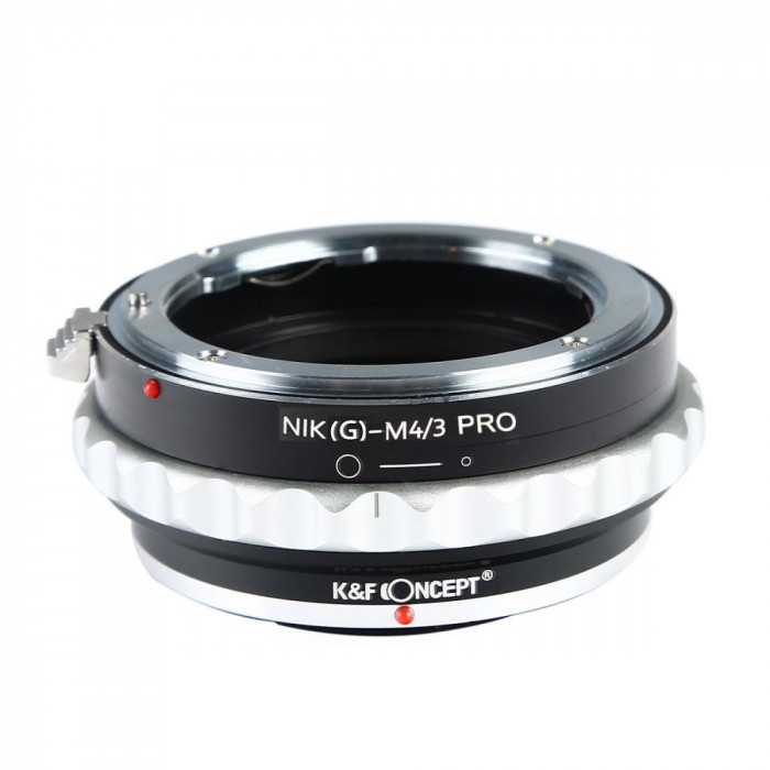 Adaptor montura K&amp;F Concept Nikon(G)-M4/3 PRO de la Nikon G-Micro 4/3 (MFT) KF06.404