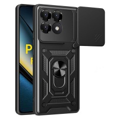 Husa Xiaomi Poco F6 Pro protectie camera Techsuit CamShield Series, negru foto