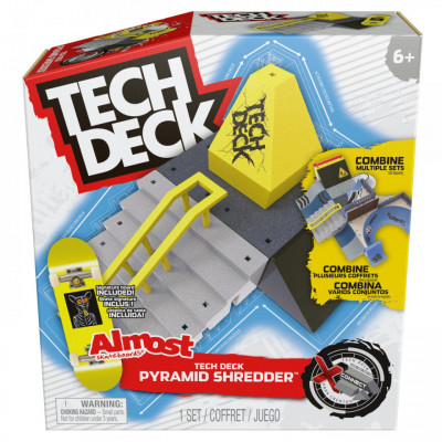 Tech deck pachet xconnect fingerboard pyramid shredder foto