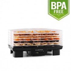 Klarstein Klarstein Bananarama uscator de fructe 550W negru uscator dehydrator 6 etaje foto