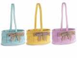 Cumpara ieftin Set 3 cosulete Paste textil multicolor 15x9x24 cm