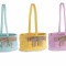 Set 3 cosulete Paste textil multicolor 15x9x24 cm