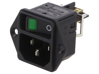 Conector Alimentare AC 15A 250V Soclu Tată IEC 60320 foto