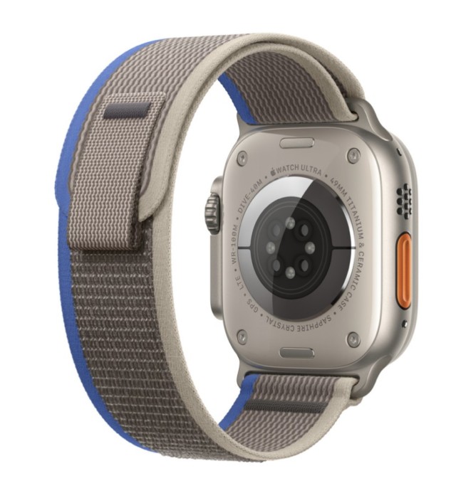 Curea THD Trail Loop, compatibila cu Apple Watch Ultra 49 mm/Apple Watch 42/44/45 mm, marime M/L, culoarea gri