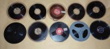 10 bucati rola cu banda pt. magnetofon - atentie diametrul la rola 18 cm FARA CARCASE
