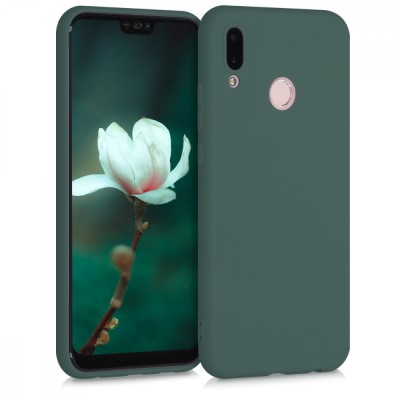 Husa pentru Huawei P20 Lite, Silicon, Verde, 44358.171 foto