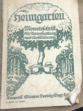 CRT13DE Revista Veche Heimgarten Germana / Antique Austrian Magazine - Monatsschrift fur Unterhaltung Graz Leopold Stocker Verlag