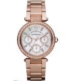 Michael Kors Parker MK5616, Ceas de Damă cronograf cu Rose Gold Brățară Metalică
