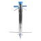 Plantator inox cu 2 manere, pedala, distantier, cap conic, Micul Fermier, GF-2107