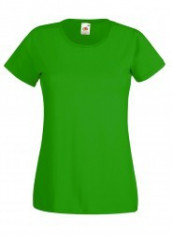 Tricou FRUIT OF THE LOOM Lady Fit Green foto