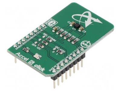 Placă Prototip Accelerometru ACCEL 5 CLICK BMA400 I2C/SPI foto