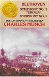 Ludwig van Beethoven - Boston Symphony Orchestra, Charles Munch - Symphony No. 3 "Eroica" / Symphony No. 1, Caseta audio