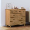VidaXL Comodă cu sertar ASKIM Maro 91 x 40 x 79 cm Lemn masiv de pin 4105421