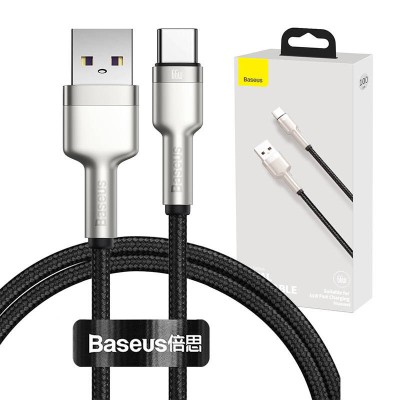 Cablu USB la USB-C Baseus Cafule, 66W, 1m (negru) foto