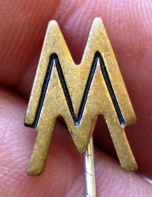 I.905 INSIGNA STICKPIN GERMANIA RDG DDR MESSE LEIPZIG EXPOZITIE h16mm foto
