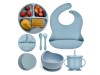 Set 6 piese din silicon fara BPA, AT PERFORMANCE&reg;, de diversificare a hranei pentru bebelusi, 6+ luni, cu Bol,