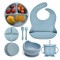 Set 6 piese din silicon fara BPA, AT PERFORMANCE&reg;, de diversificare a hranei pentru bebelusi, 6+ luni, cu Bol,