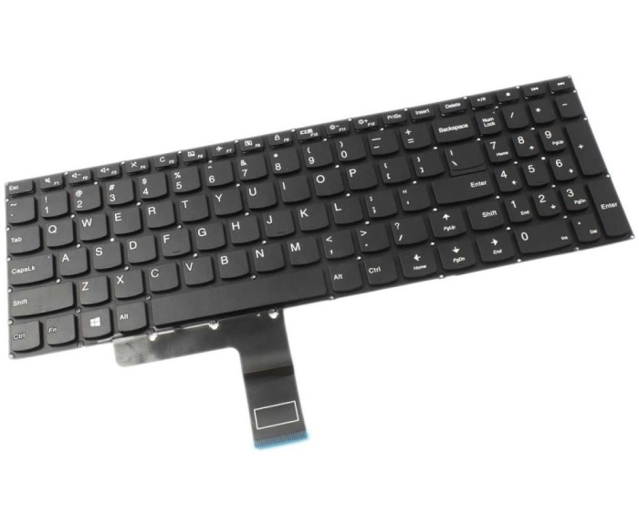 Tastatura Lenovo SN20K93009 layout US fara rama enter mic, IdeaPad 310 15ABR layout US fara rama enter mic