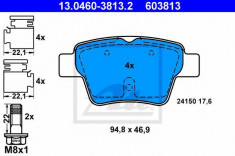 Set placute frana,frana disc PEUGEOT 307 SW (3H) (2002 - 2016) ATE 13.0460-3813.2 foto