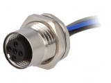 Soclu M12 PIN 5 Mamă IP67 DeviceNet CANopen, TE Connectivity
