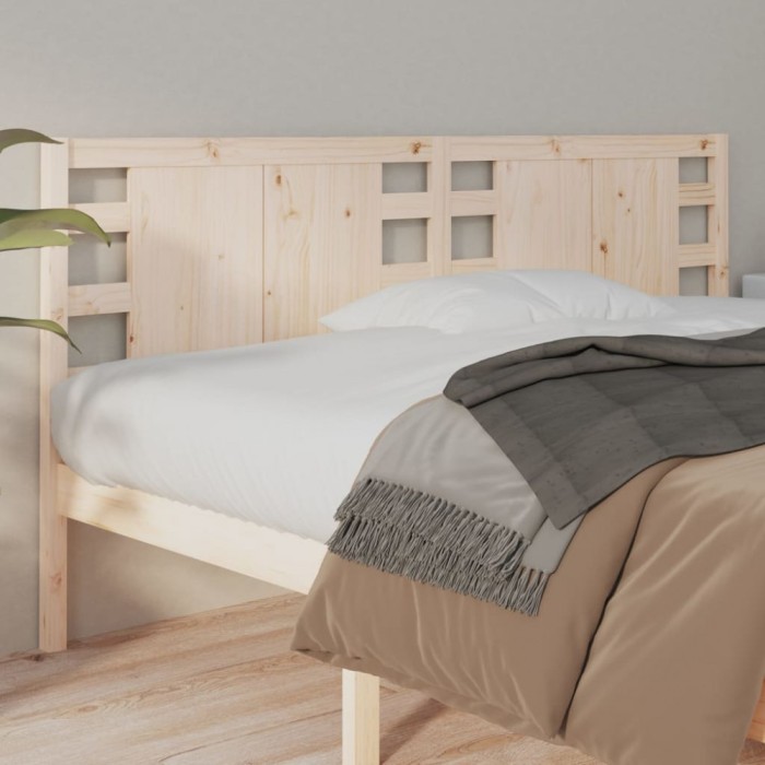 Gossi tablie de pat, 206x4x100 cm, lemn masiv de pin