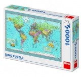 Puzzle - Harta politica a lumii (1000 piese)