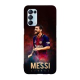 Husa compatibila cu Oppo A54 5G, Viceversa, model Lionel Messi, Silicon, TPU, Transparent, Carcasa