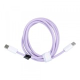 Cablu Date si Incarcare USB-C - USB-C OEM C263, 60W, 1.5m, Mov, Universal