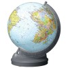 Puzzle 3D Ravensburger Glob Pamantesc cu LED, 540 Piese - Joc Educativ, Easyclick, Baza Rotativa
