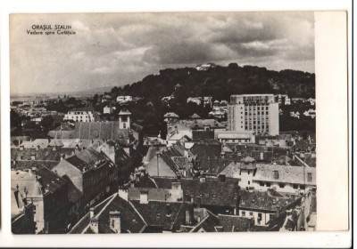 CPIB 21239 CARTE POSTALA - ORASUL STALIN (BRASOV). VEDERE SPRE CETATUIE, RPR foto