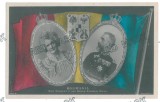 2332 - King CAROL I &amp; Queen ELISABETH, Royalty, Regale, Romania - old postcard - unused