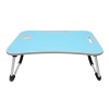 Masuta pliabila pentru laptop Blue, 60 x 40 x 27 cm, suport pahar
