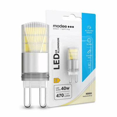 Bec LED G9 4.2W 470lm 4000K lumina naturala Modee ML-G9A4000K4.2WB1 foto