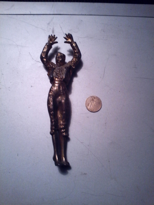 Veche statueta din metal Toreador