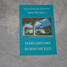 Din invataturile parintelui Arsenie Boca - Margaritare duhovnicesti