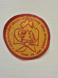 Emblemă Textilă Pionieri ČSSR 1979 - Tabără Internațională de pionieri Cehoslovacia - Colecție / Retro